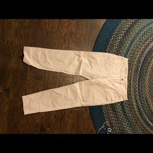 Gap khakis pale pink ankle length pants